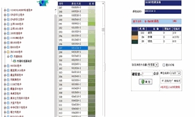 涂料网红色调色，乳胶漆调色配方表